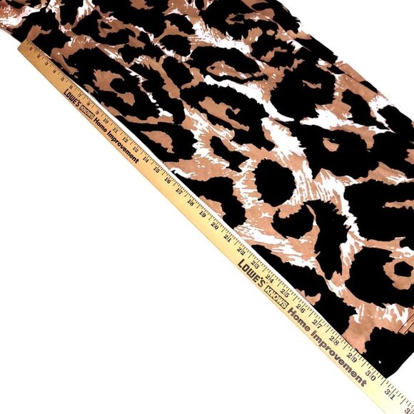 NWT Diane Von Furstenberg Halter Wide Leg Jumpsuit Brown Leopard Womens Plus 2X - Picture 4 of 9